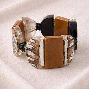 Anne Marie Chagnon Artisan Modernist Resin Bracelet VOOTA